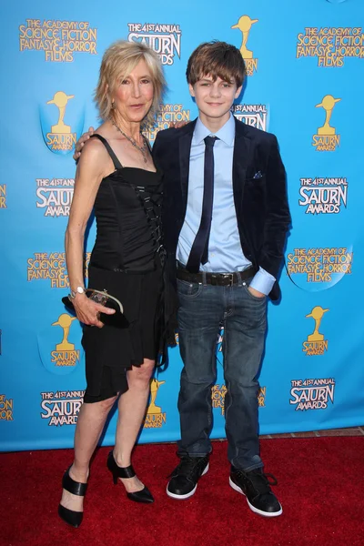 Lin Shaye, Ty Simpkinsi — Stock fotografie