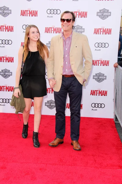 Bill Paxton and Daughter — Stock Photo, Image