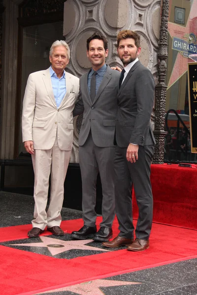 Michael Douglas, Paul Rudd, Adam Scott — Photo