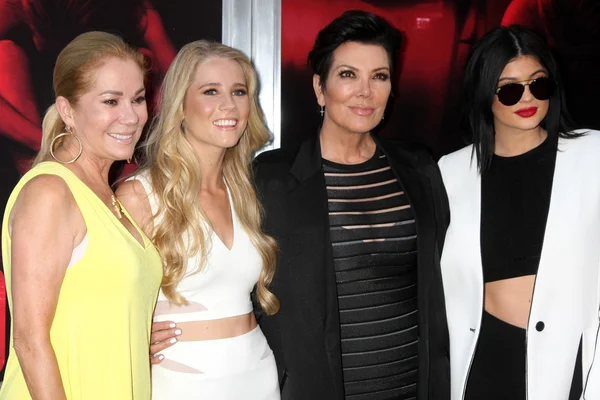 Kathie Lee Gifford, Cassidy Gifford, Kris Jenner, Kylie Jenner — Zdjęcie stockowe