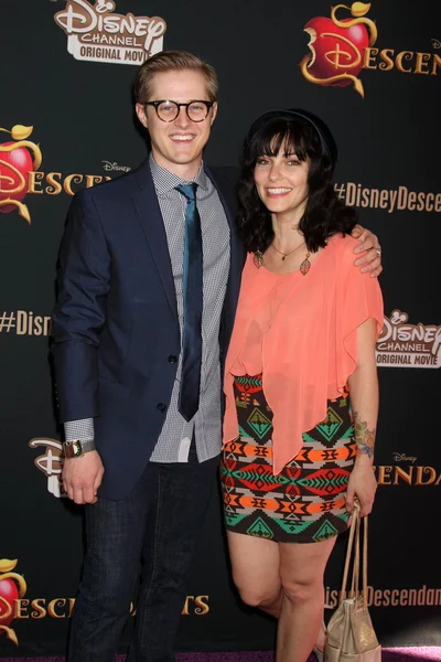 Lucas grabeel, morris emily — Zdjęcie stockowe