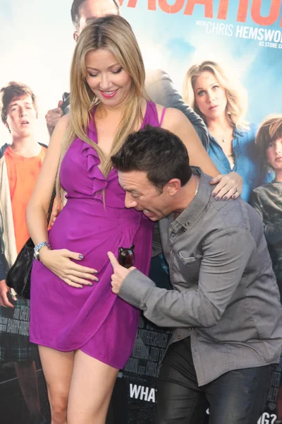 David Faustino en vrouw — Stockfoto