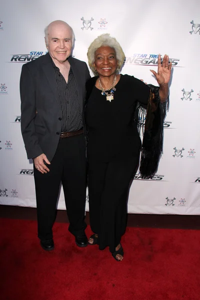 Walter Koenig, Nichelle Nichols — Foto Stock