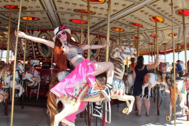 Phoebe Price at the Orange County Fair