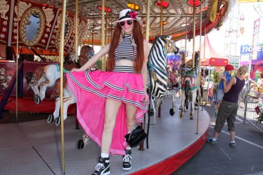 Phoebe Price at the Orange County Fair