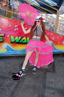 Phoebe Price at the Orange County Fair