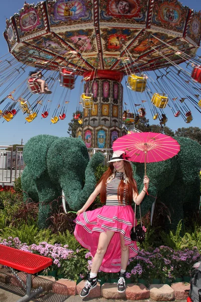 Phoebe Price at the Orange County Fair — Stok fotoğraf