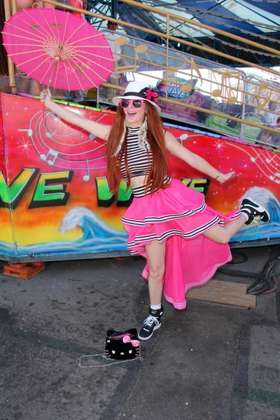 Phoebe Price at the Orange County Fair — Stok fotoğraf