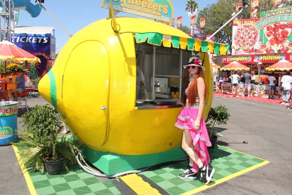 Phoebe Preço na Feira de Orange County — Fotografia de Stock