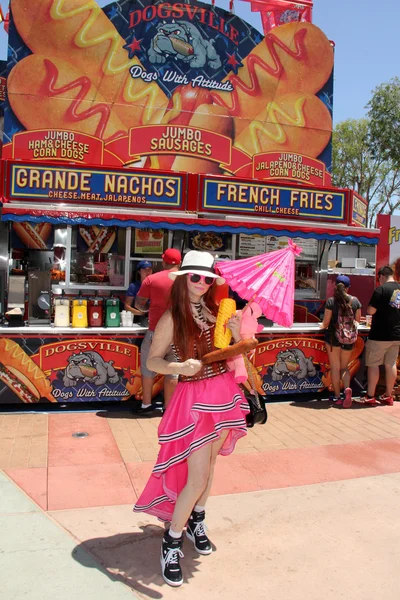 Phoebe Price at the Orange County Fair — Stok fotoğraf