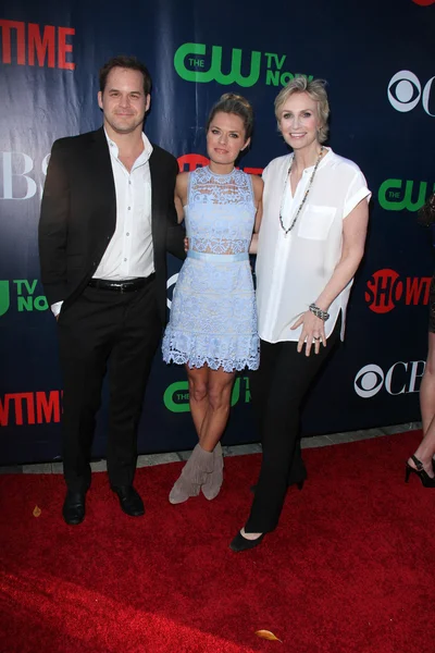 Kyle Bornheimer, Maggie Lawson, Jane Lynch — Fotografia de Stock