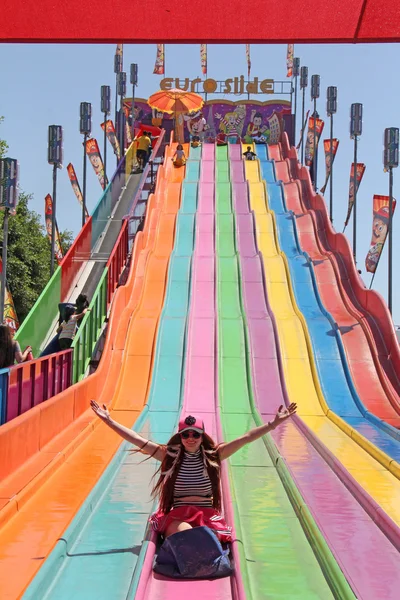 Phoebe Price at the Orange County Fair — Stok fotoğraf