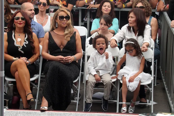 Mariah Carey, marroquí Scott Cannon, Monroe Cannon — Foto de Stock