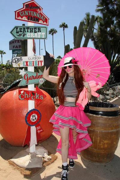 Phoebe Price at the Orange County Fair — Stok fotoğraf