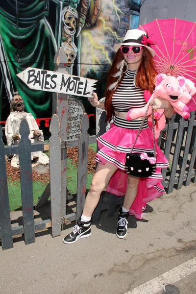 Phoebe Price at the Orange County Fair — Stock Photo, Image