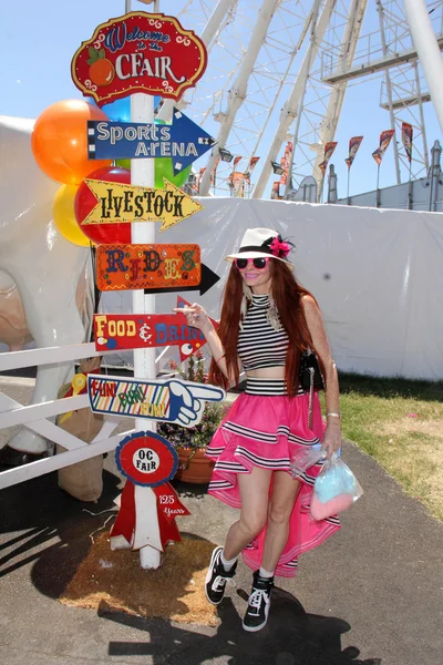 Phoebe Price at the Orange County Fair — Stok fotoğraf