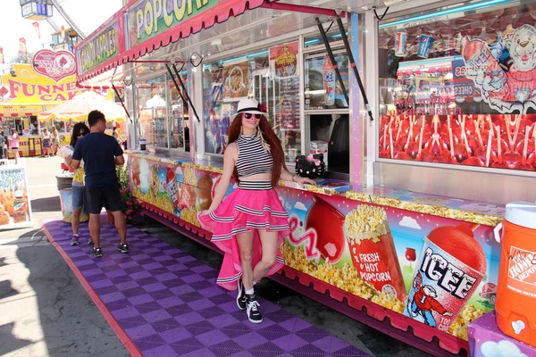 Phoebe Price at the Orange County Fair — Stok fotoğraf