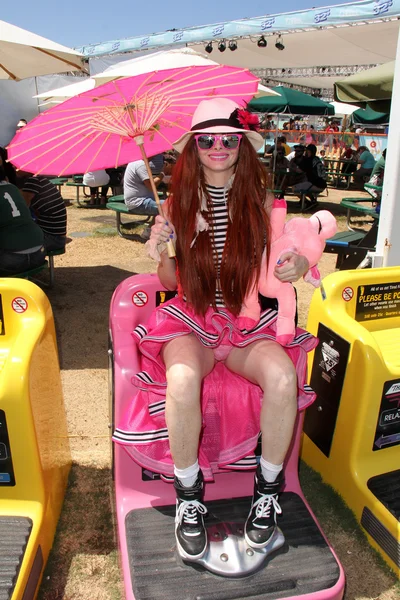 Phoebe Price at the Orange County Fair — Stok fotoğraf