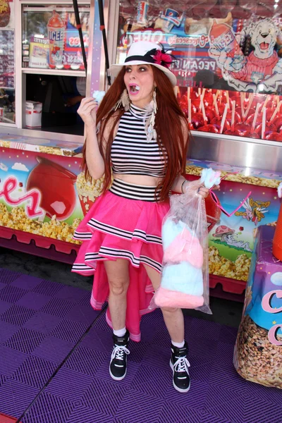 Phoebe Price at the Orange County Fair — стокове фото