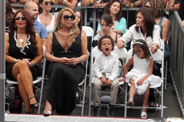 Mariah Carey, marroquí Scott Cannon, Monroe Cannon — Foto de Stock