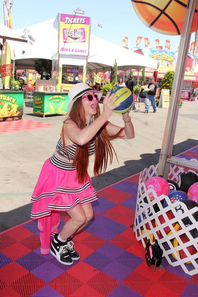 Phoebe Price at the Orange County Fair — Stok fotoğraf