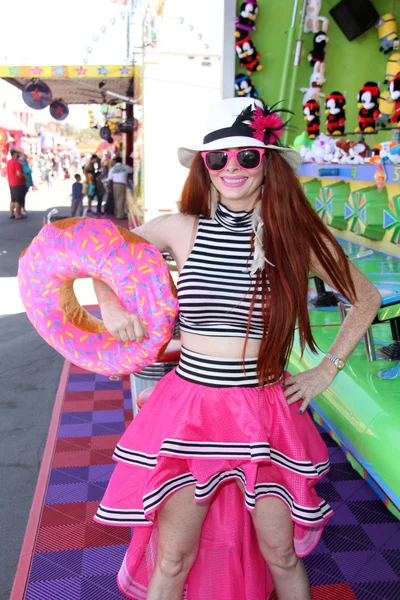 Phoebe Price at the Orange County Fair — Stok fotoğraf