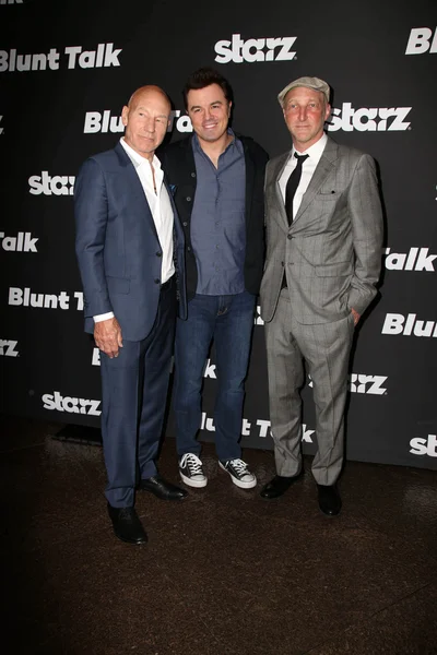 Seth Macfarlane, Patrick Stewart, Jonathan Ames — Stockfoto