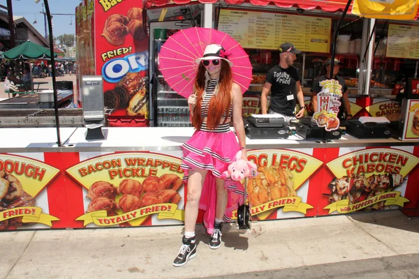Phoebe Price at the Orange County Fair — Stockfoto