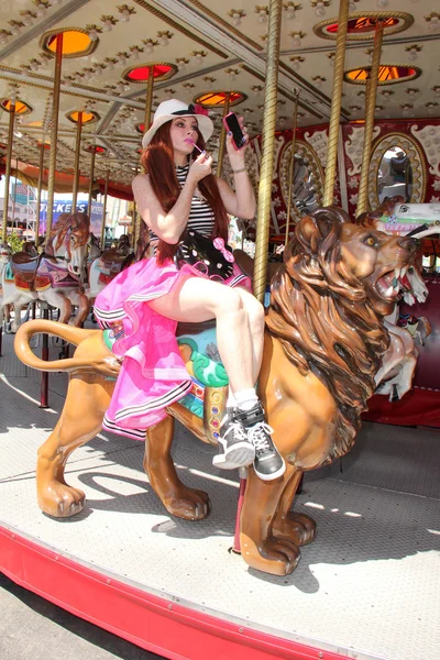 Phoebe Price en la Feria del Condado de Orange — Foto de Stock