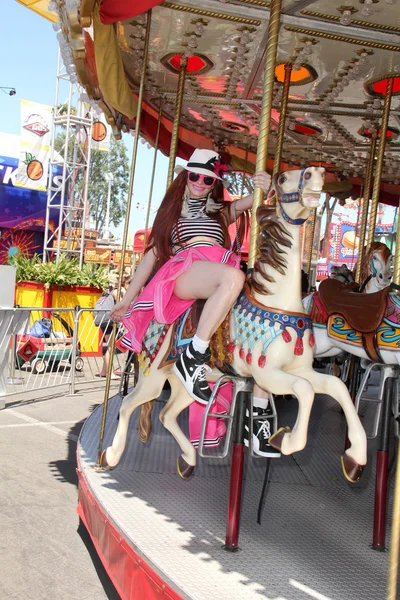 Phoebe Price at the Orange County Fair — Stok fotoğraf