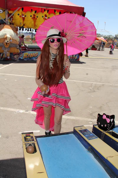 Phoebe Price at the Orange County Fair — Stok fotoğraf