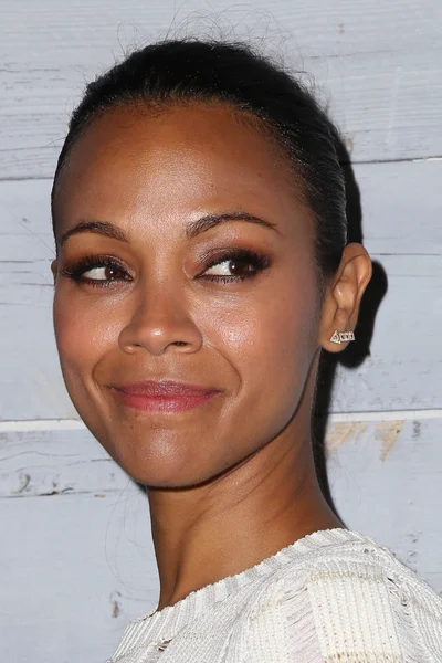 Zoe Saldana - actress, — Stock Photo, Image