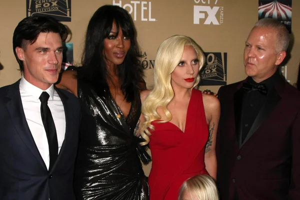 Finn Wittrock, Naomi Campbell, Lady Gaga, Ryan Murphy — Stok fotoğraf