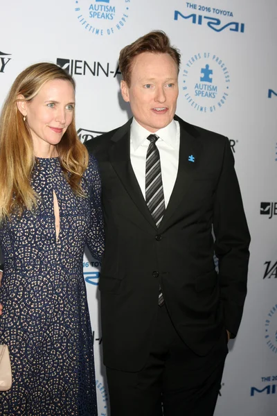 Liza Powel, Conan O'Brien — Stockfoto