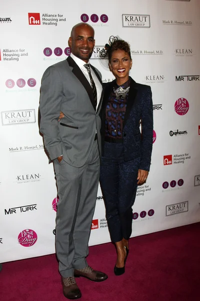 Boris kodjoe, nicole ari parker — Stockfoto