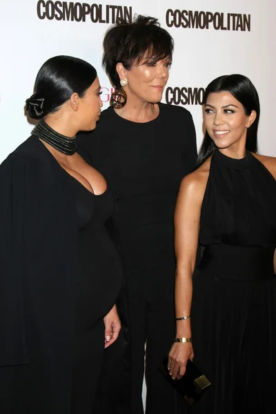 West de Kim Kardashian, Kris Jenner, Kourtney Kardashian —  Fotos de Stock