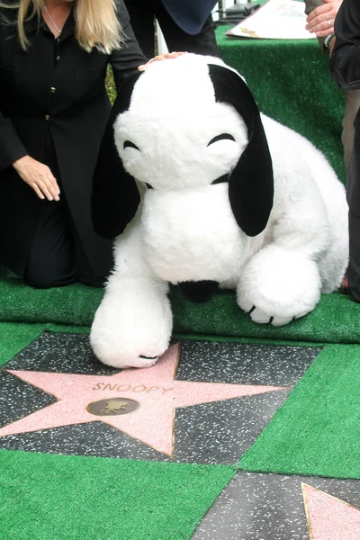 Snoopy on Hollywood Walk of Fame — стокове фото