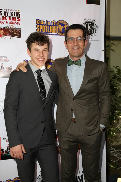 Nolan Gould, Ty Burrell — Stockfoto