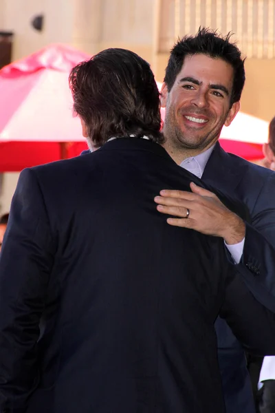 Eli Roth, Russell Crowe — Stockfoto