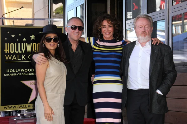 Francois Henri Pinault, Salma Hayek, Giannina Facio, Ridley Scott — Stock Photo, Image