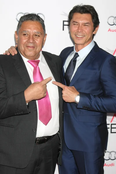 Luis Urzua, Lou Diamond Phillips — Stock Photo, Image