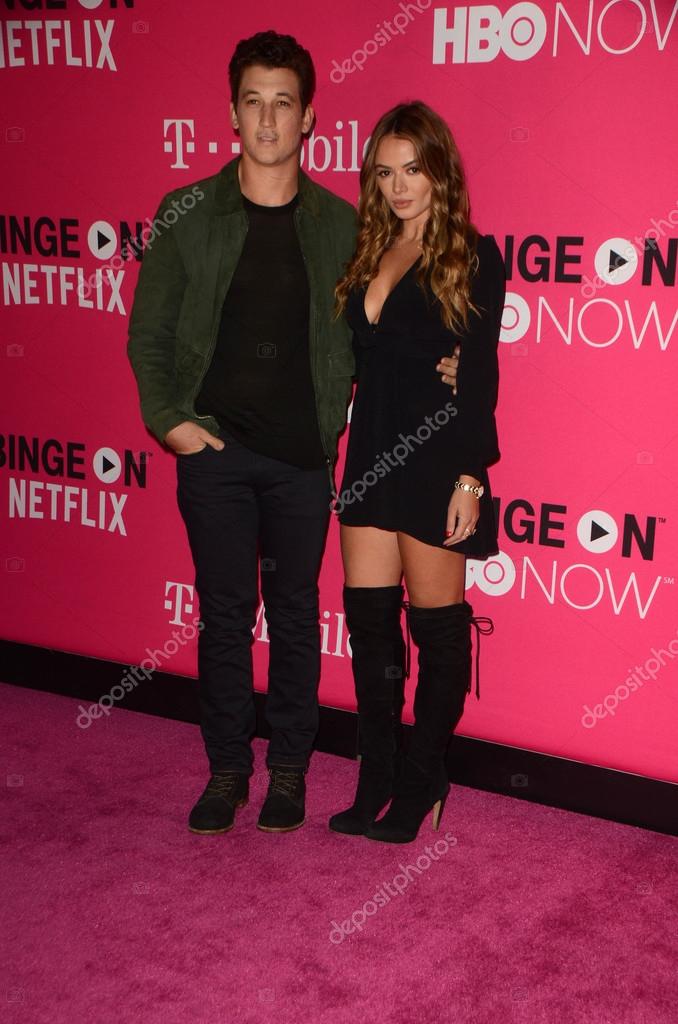 Miles Teller, Keleigh Sperry — Stock Editorial Photo © s_bukley