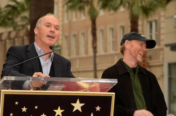 Michael Keaton, Ron Howard — Stok fotoğraf