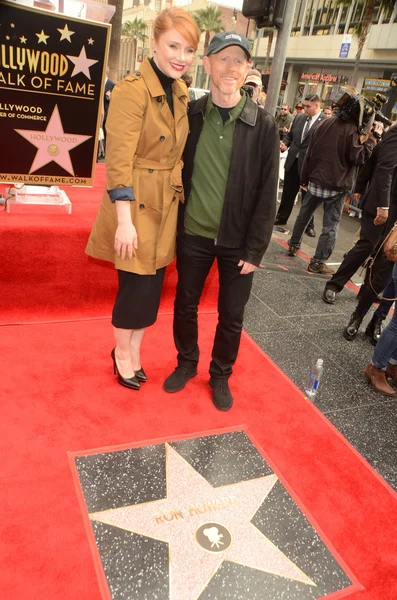 Bryce Dallas Howard, Ron Howard — Stock Photo, Image