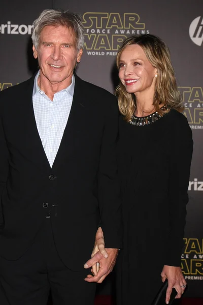 Harrison Ford, Calista Flockhart — Stock Photo, Image