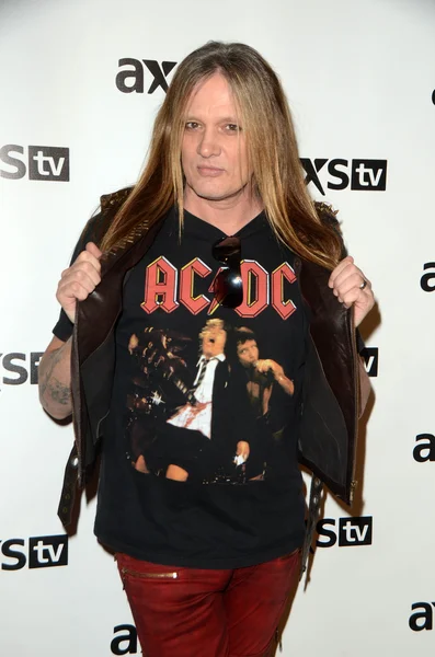 Sebastian Bach - cantante metal — Foto Stock