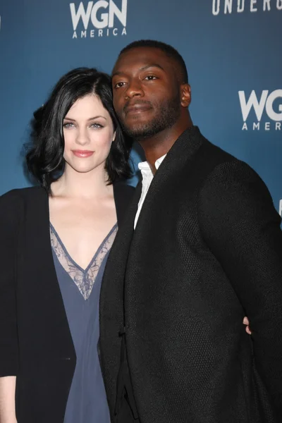 Jessica de Gouw, Aldis Hodge — Stockfoto