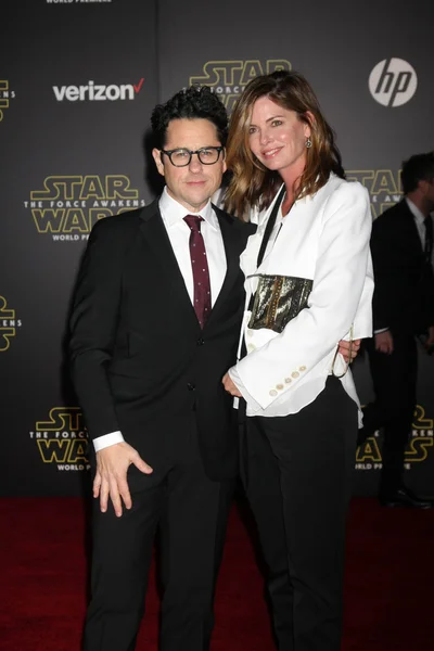 JJ Abrams, Katie McGrat — Fotografia de Stock