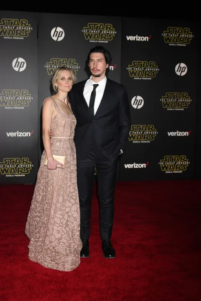 Joanne Tucker, Adam Driver — Foto de Stock