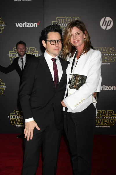 JJ Abrams, Katie McGrat — ストック写真